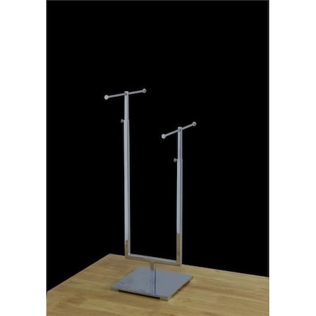 Amko AMKO CSR-2 2-Tier Jewelry Stand; Chrome CSR-2